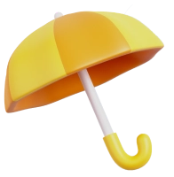 Yellow umbrella